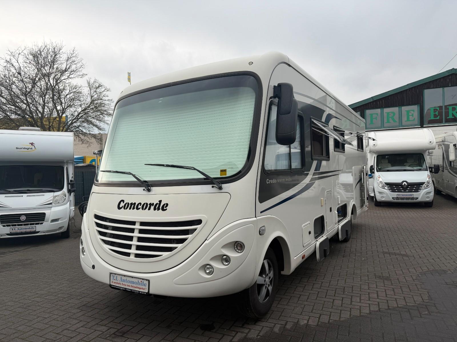 Concorde Credo 783 L 2xKlima/Hubstützen/2xTV/Hubbett