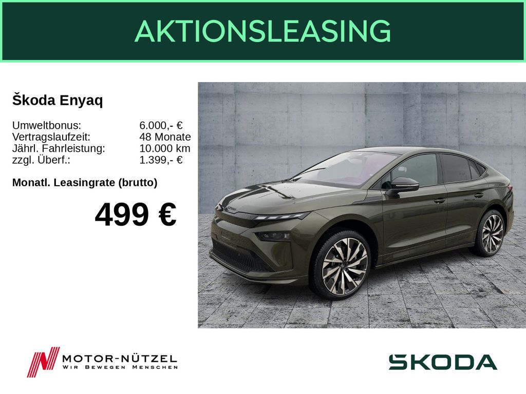 Skoda Enyaq Coupe 85x Sportline AHK MAXX WINTER 21ZOLL