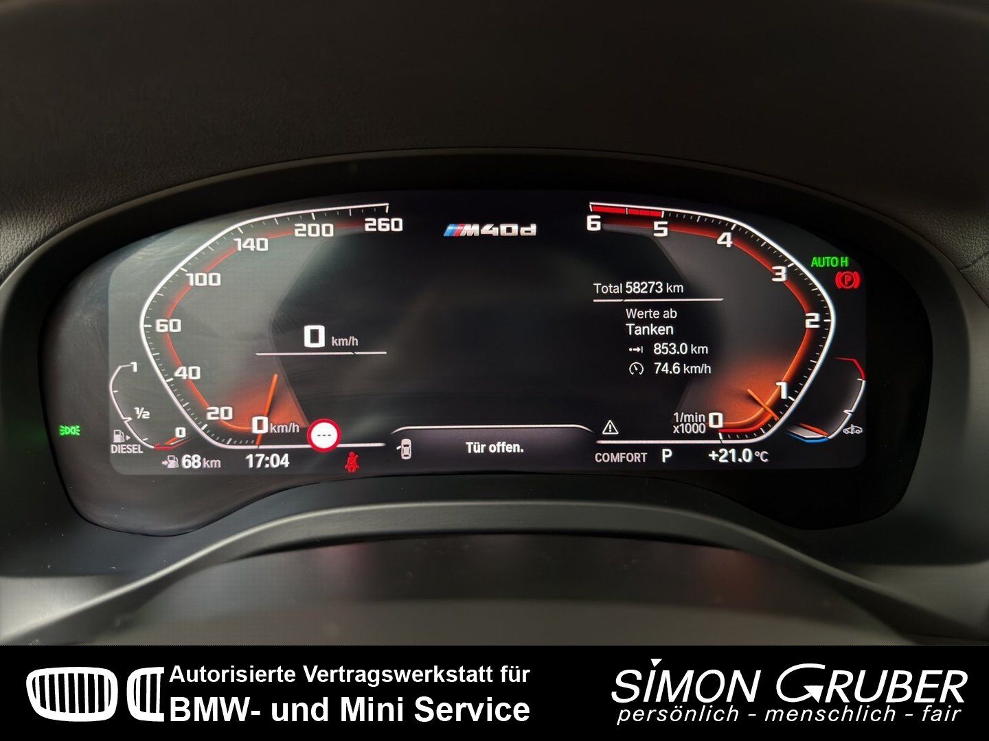 BMW X3 M40d Innovation Pano Leder Hifi AHK 21 Zoll foto 13
