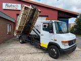 Mercedes-Benz Vario 818 D Abrollkipper mit Container - Mercedes-Benz Kühlkoffer Vari