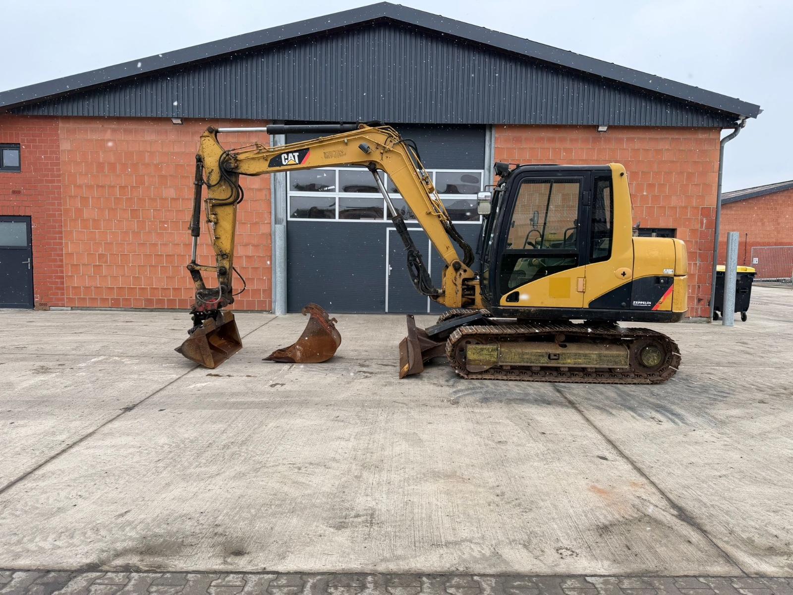 CAT 307 C voll Verrohrt Hydr. RL + Tieflöffel