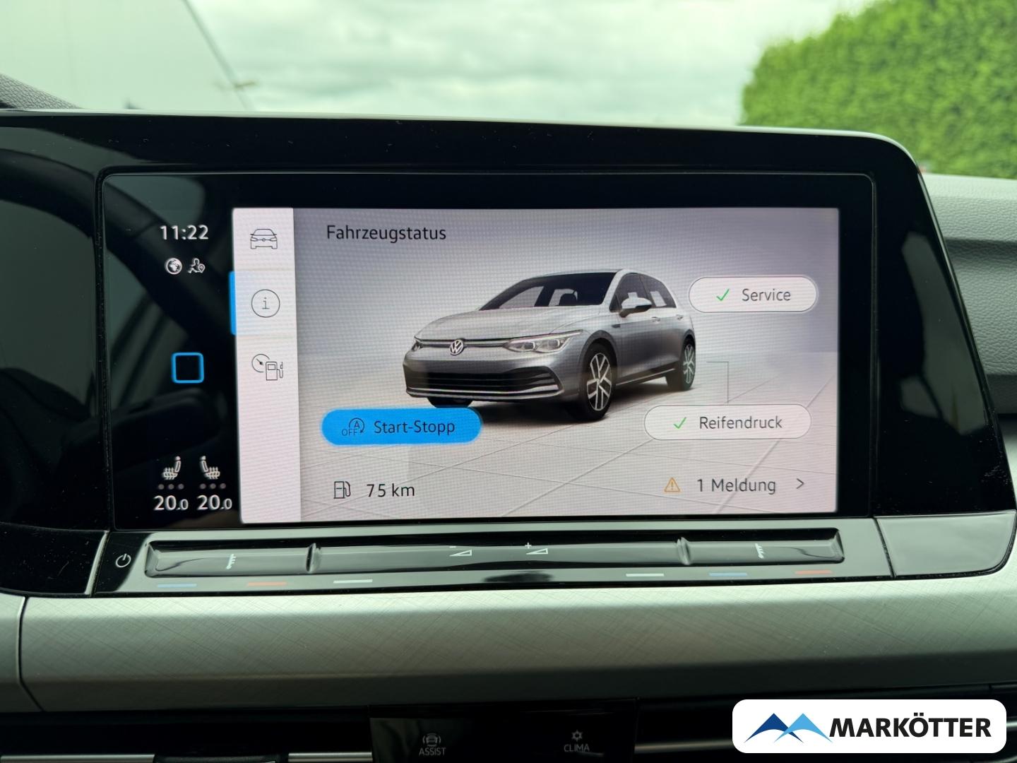 Volkswagen Golf VIII Life StandH/Park Assist/ACC/Navi/Lenkr, миниатюра 17