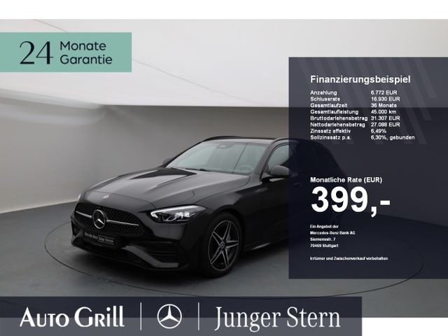 MERCEDES-BENZ C 180 T AMG adv Night AHK Distronic OD Totw.