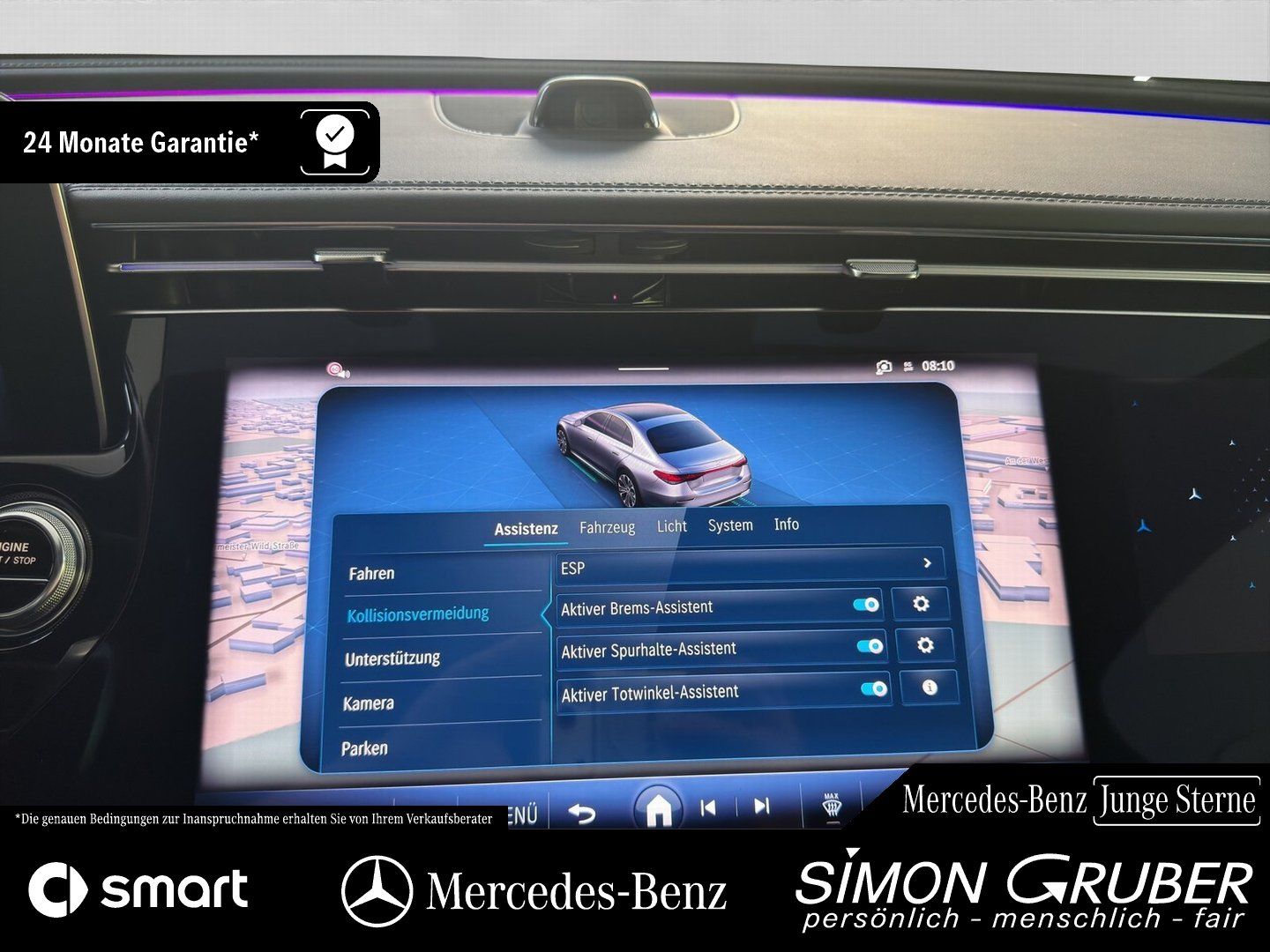 Fahrzeugabbildung Mercedes-Benz E 300 e AMG Night Pano Superscreen Leder AHK