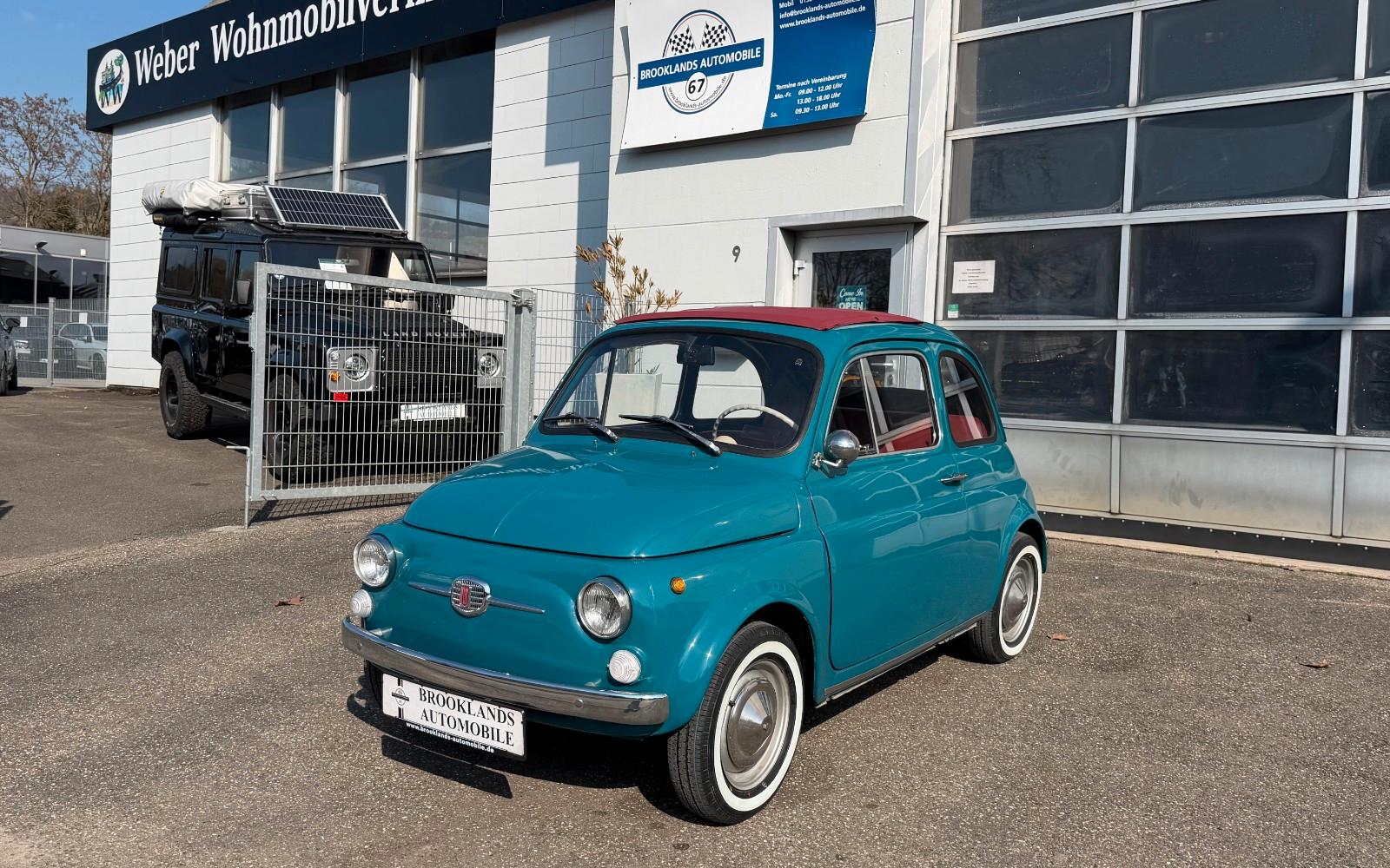 Fiat 500 F mit Rundtacho, tolle Farbkombi, H-Zul.