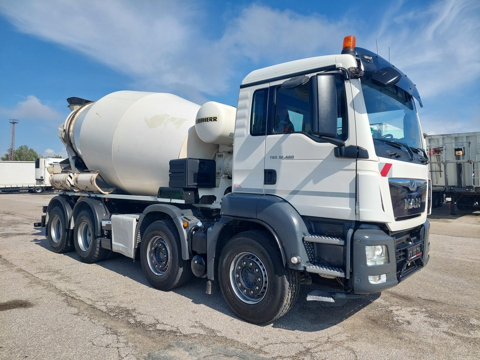 MAN TGS 32.460 BB mix Liebherr 9m3