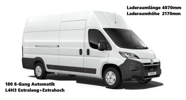 Opel Movano 180 L4H3 Maxi Automatik Extra Hoch+Lang