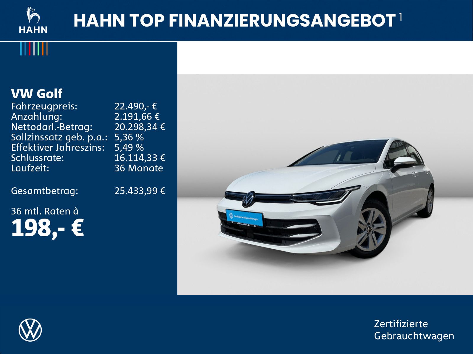 Volkswagen Golf VIII 1.5eTSI DSG Life NAV LED ACC SPUR KEY foto 2