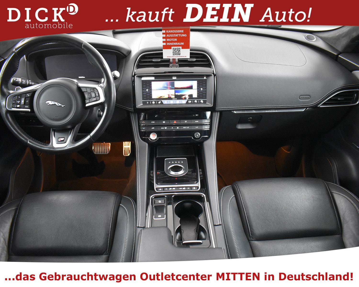 JAGUAR F-Pace 3.0d First Editi AWD PANO+STDHZ+MEMO+VOLL - Image 8