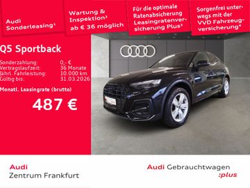 Audi Leasingangebot: Audi Q5 Sportback 45 TFSI quattro advanced  S tronic