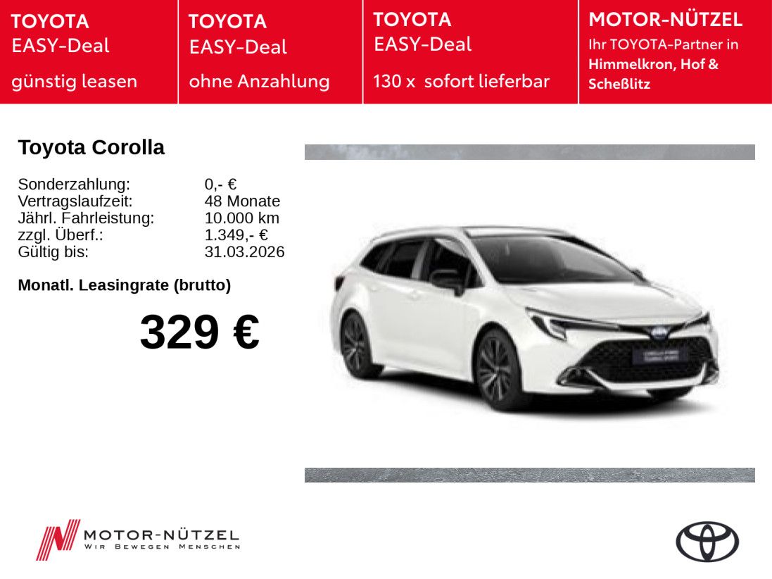 Toyota Corolla TS Teamplayer inkl. Winterkompletträder