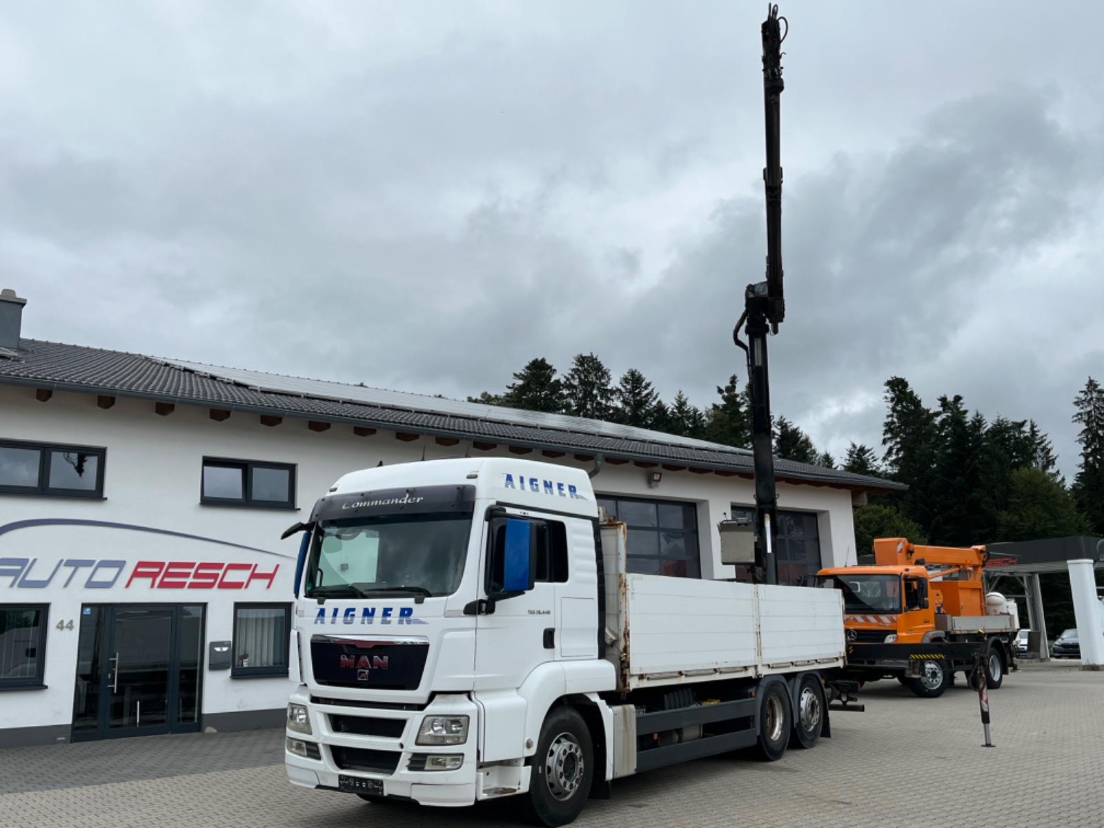 MAN TGS 26.440 Baustoff mit HIAB XS 166 Kran