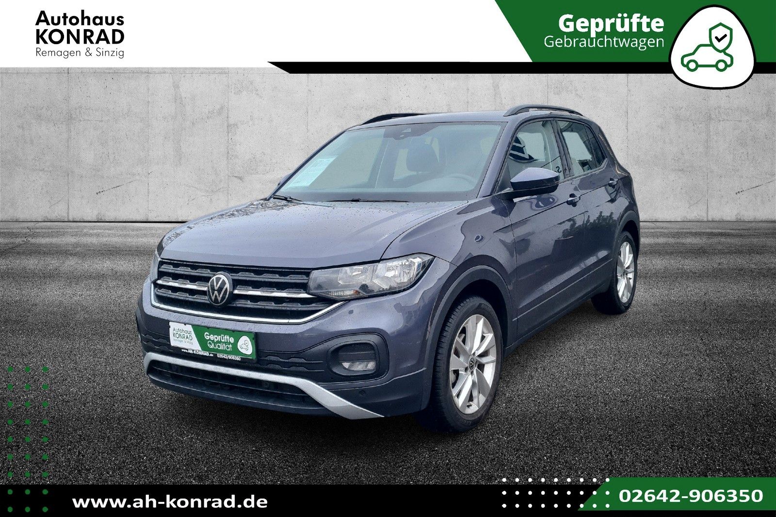 Fahrzeugabbildung Volkswagen T-Cross 1.0 TSI DSG Life*SITZHZNG*APP*PDC*