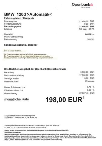Fahrzeugabbildung BMW 120 d Advantage -AUT/LED/PDC/Sitzheiz-