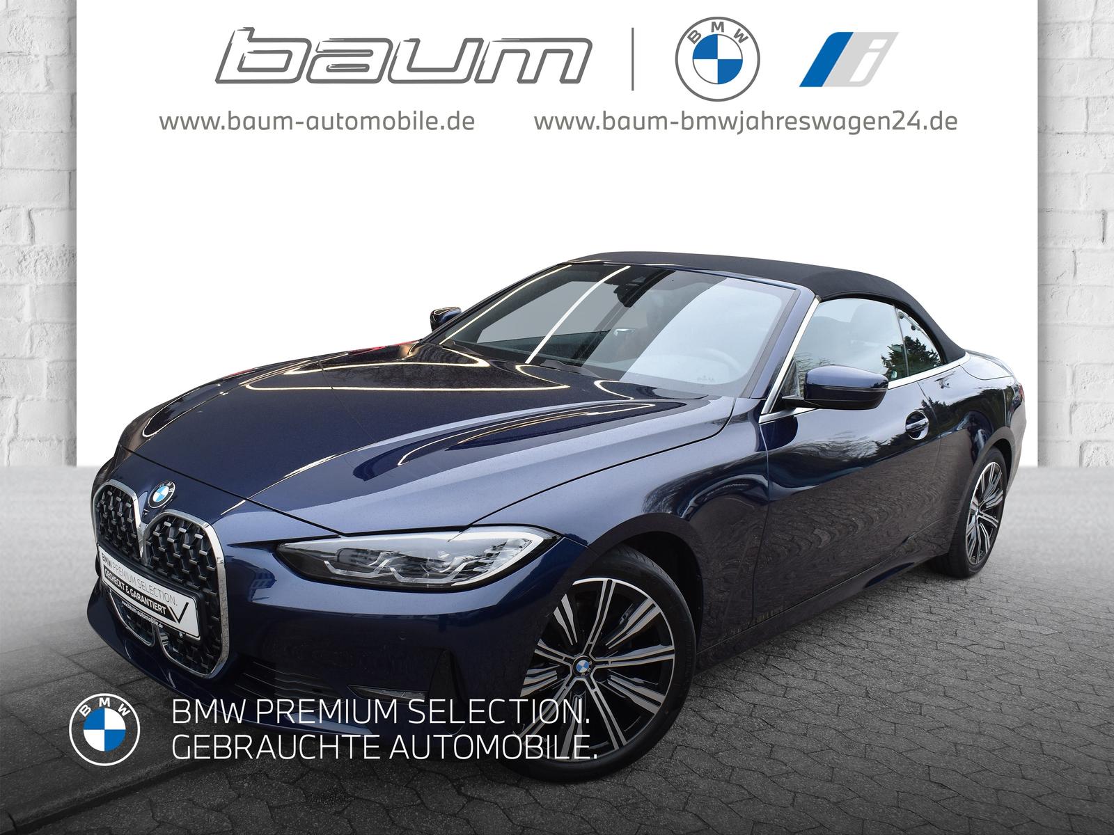 BMW 420i Cabrio HiFi DAB WLAN Tempomat Klimaaut.