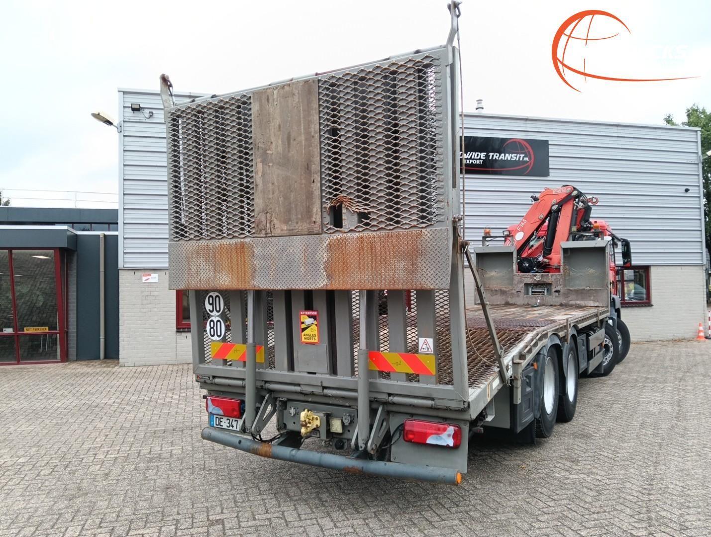 MAN TGS 35.360 8x2 - Fassi 16TM Kran, Maschinentrans