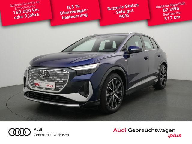 AUDI Q4 quattro S line 82KWH PANO AHK ACC HUD LEDER