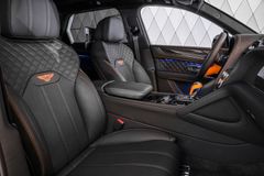 Bentayga V8 AZUR  BLACK/ MANDARIN,CARBONx3, FULL