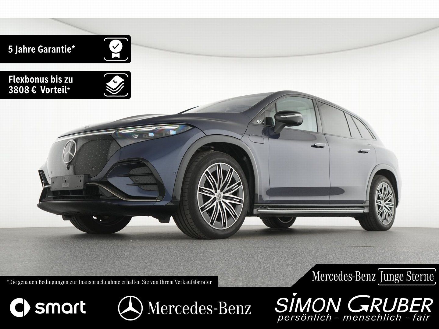 Fahrzeugabbildung Mercedes-Benz EQS 500 4M SUV AMG Massage Sitzklima Hyper AHK