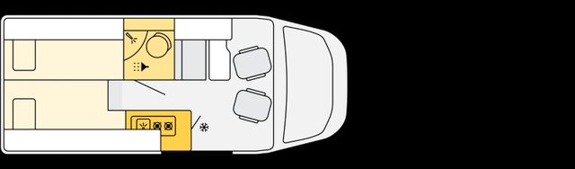 Etrusco CV 600 SB Complete Selection Längsbetten