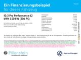Volkswagen ID.3 Pro Performance 62 kWh LANE+FRONT-ASSIST NA - schwarze Volkswagen ID.3