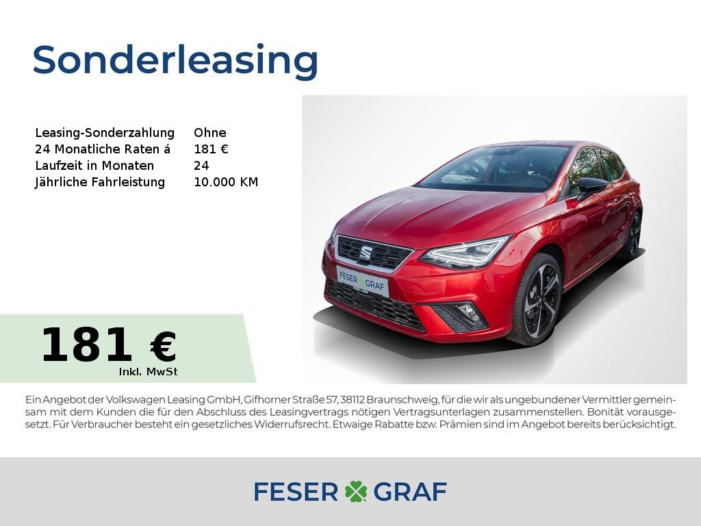 Seat Ibiza FR 1.0 TSI DSG/FULLLINK/SHZ/RFK/DAB