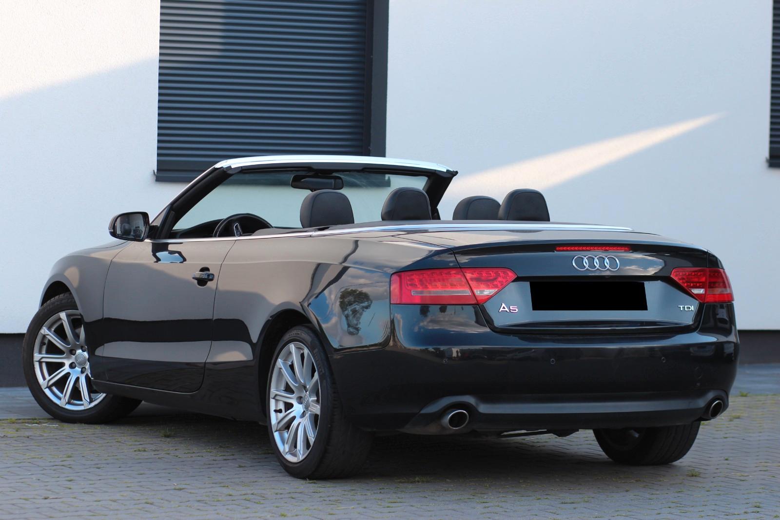 Audi A5 Cabriolet 2.7 TDI V6 190 ch – BVM – 111 000 km – Cuir – Navi – Sièges chauffants