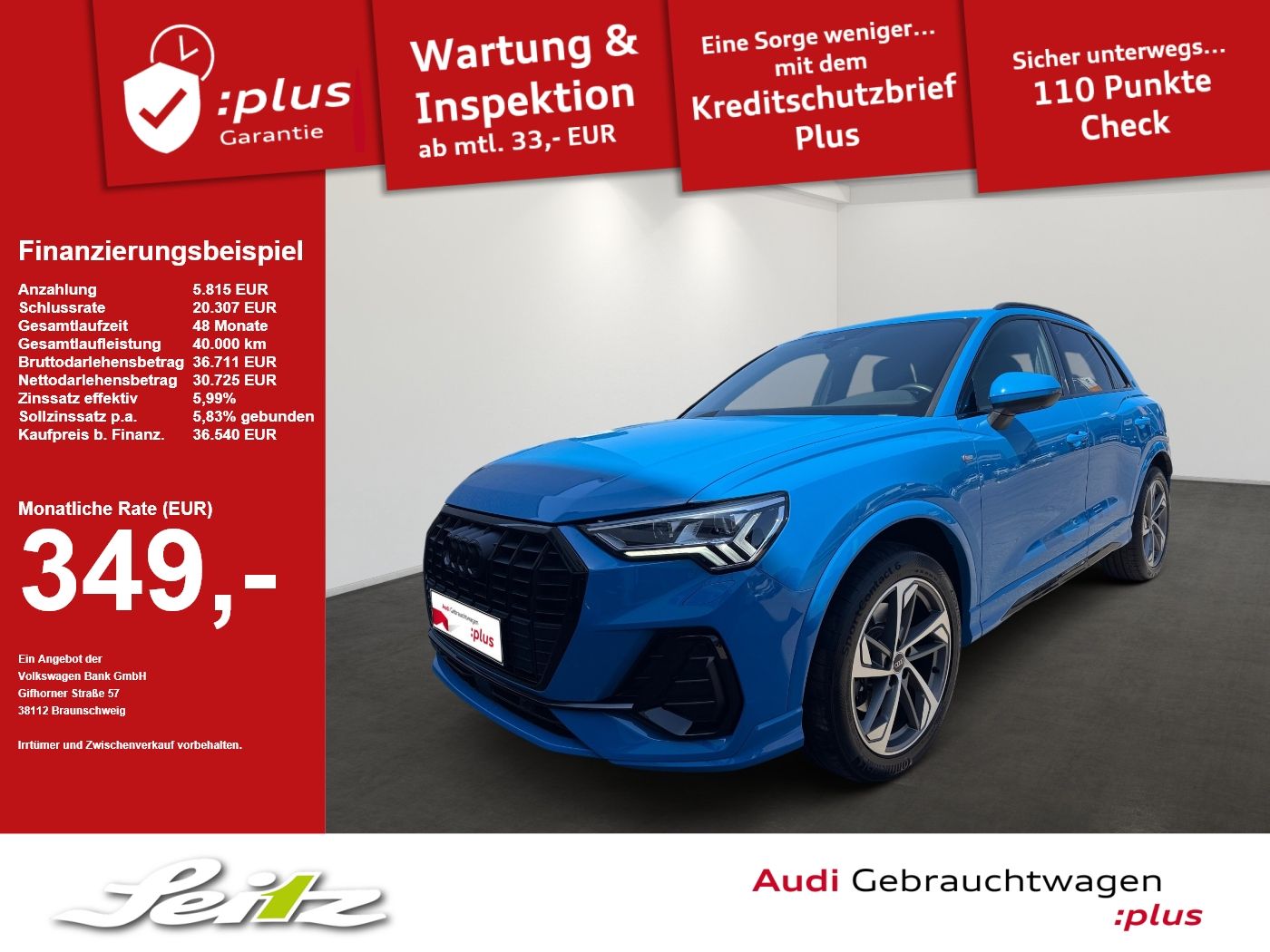 Audi Q3 40 TFSI quattro S line *AHK*MATRIX*KAMERA*NAV foto 1