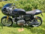 Triumph Thruxton 1200 R " Cafe Racer " Jet Black - TRIUMPH THRUXTON 1200R