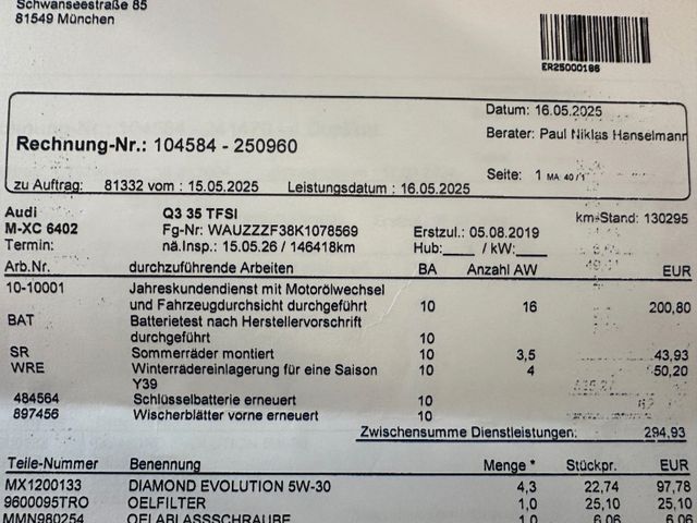 Audi Q3 35 TFSI  *1. Hand*Klima*Virtual Cockpit*