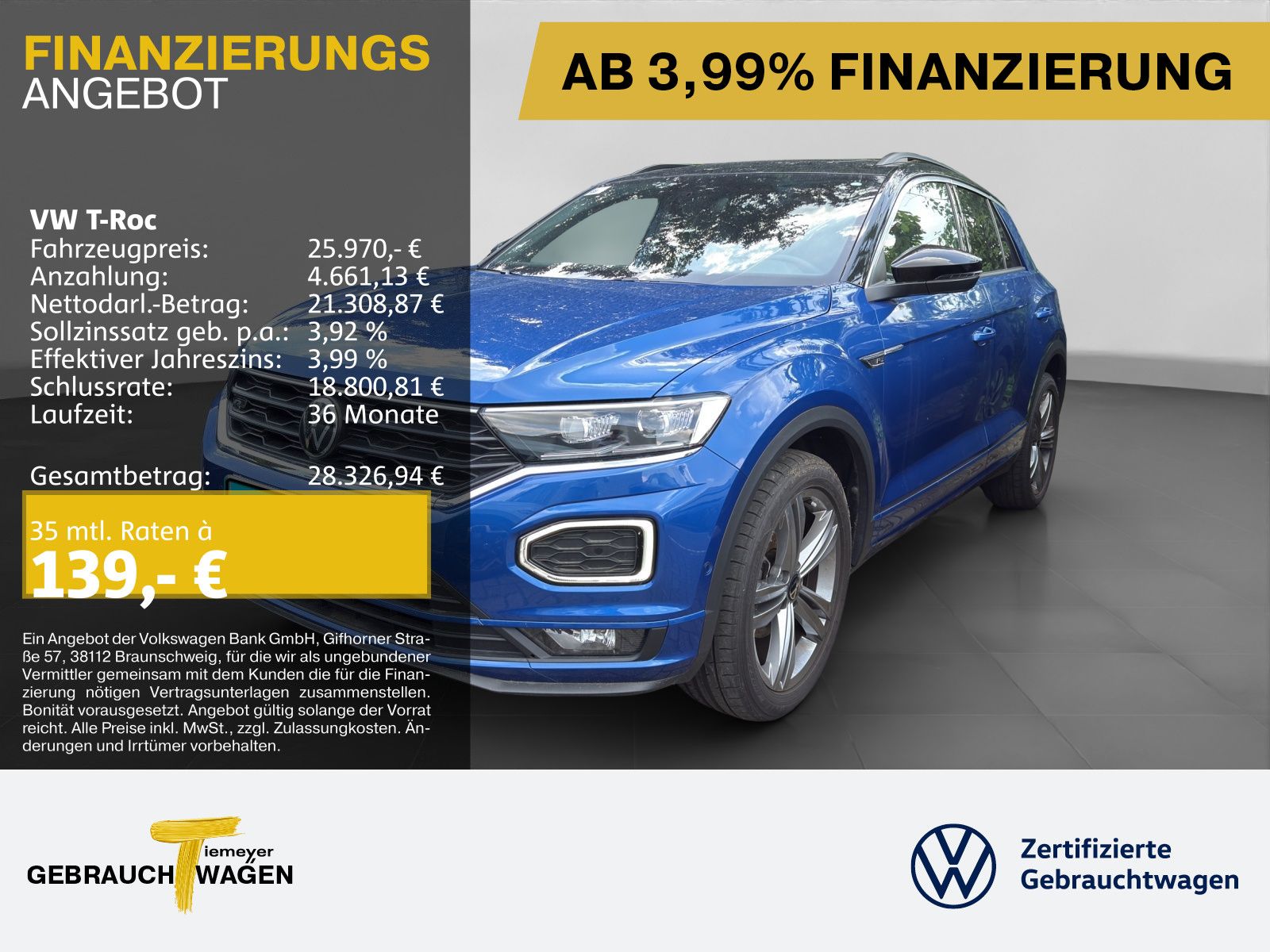Volkswagen T-Roc 1.5 TSI DSG R-LINE LED VIRTUAL PANO KAMERA