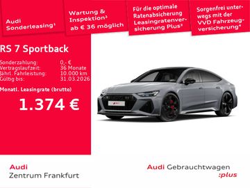 Audi Leasingangebot: Audi RS7 Sportback quattro tiptronic HD Matrix-LED St