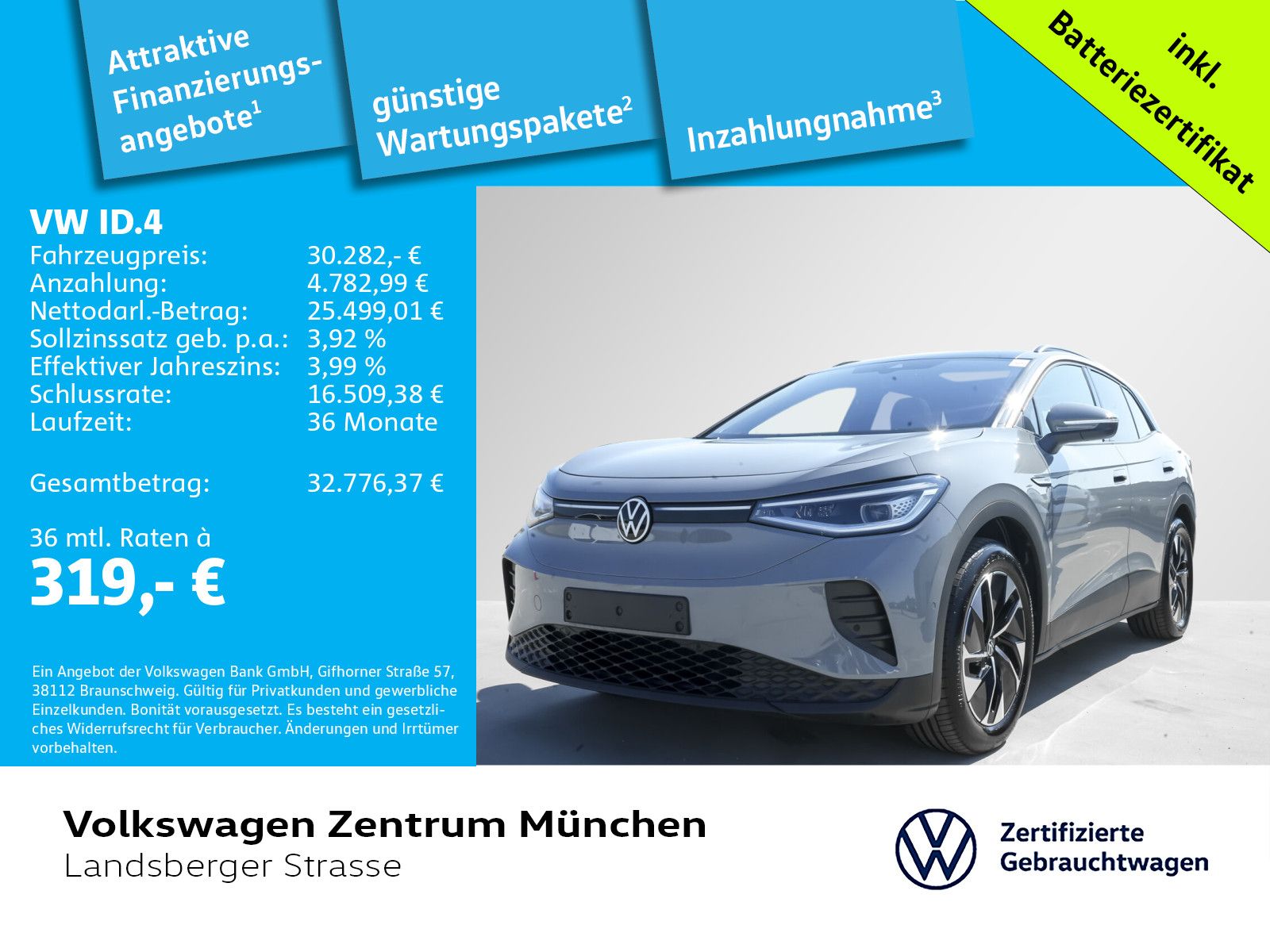 Volkswagen ID.4 Pro Performance 150kW 82kWh WärmePumpe ACC foto 2