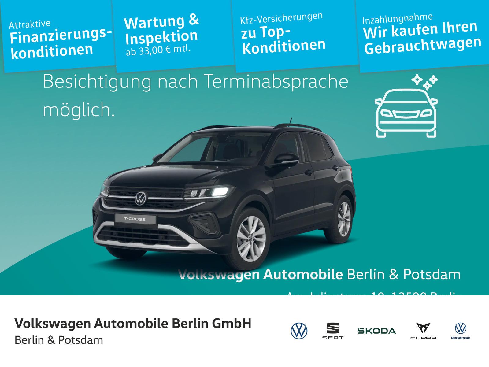 Volkswagen T-Cross 1.0 TSI Life DSG Navi ACC LED Connect