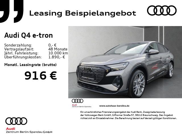 Audi Q4 e-tron 55 Sportback qu. S line *PANO*SONOS*