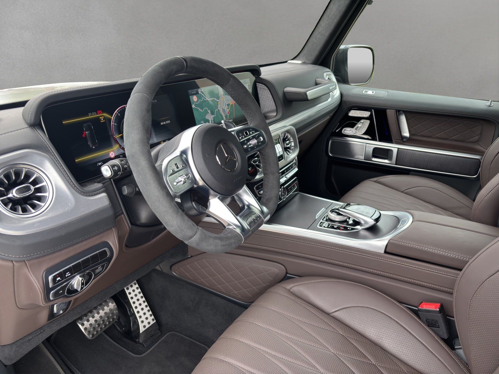 Fahrzeugabbildung Mercedes-Benz G63AMG 4x4² Dachträger MAGNO Kirschholzboden NEU