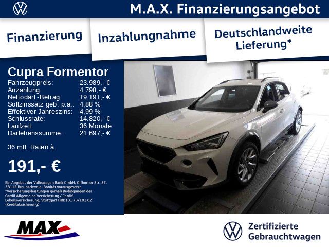Formentor 1.4 TSI eHybrid LED+KAMERA+ACC+CONNECT