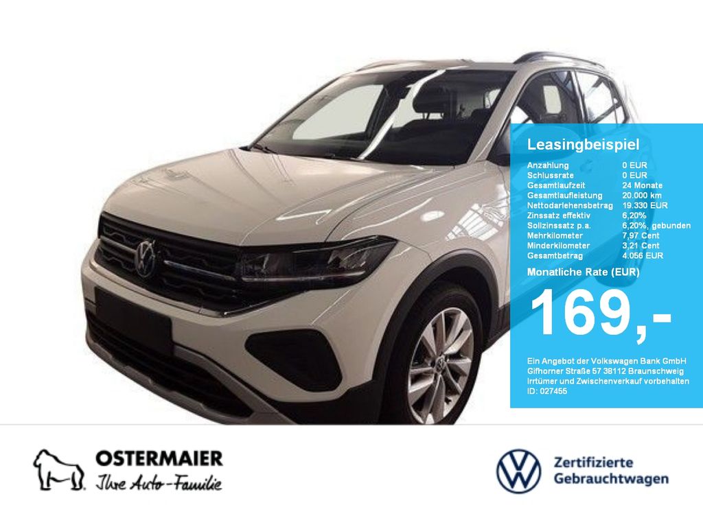 Volkswagen T-Cross LIFE 1.0TSI 95PS NAVI.LED.SHZG.5JG