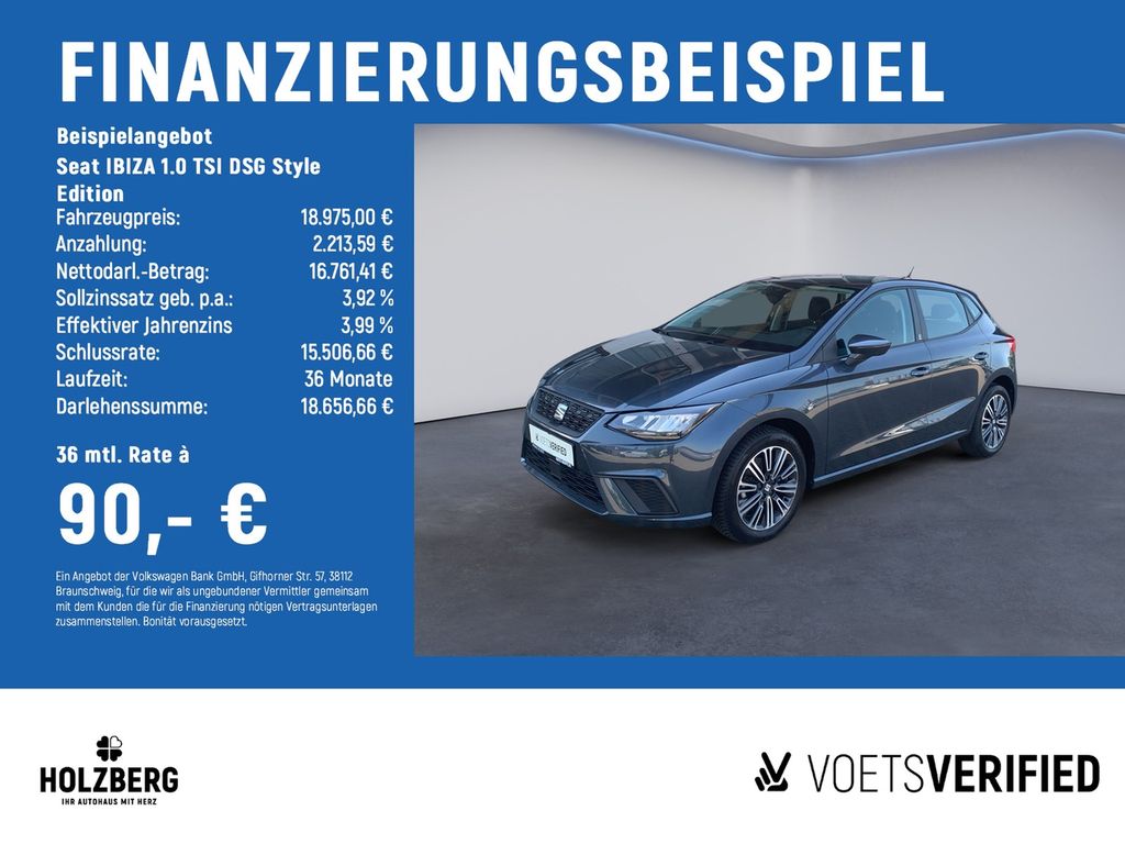 IBIZA 1.0 TSI DSG Style Edition FullLink+RFK+SHZ