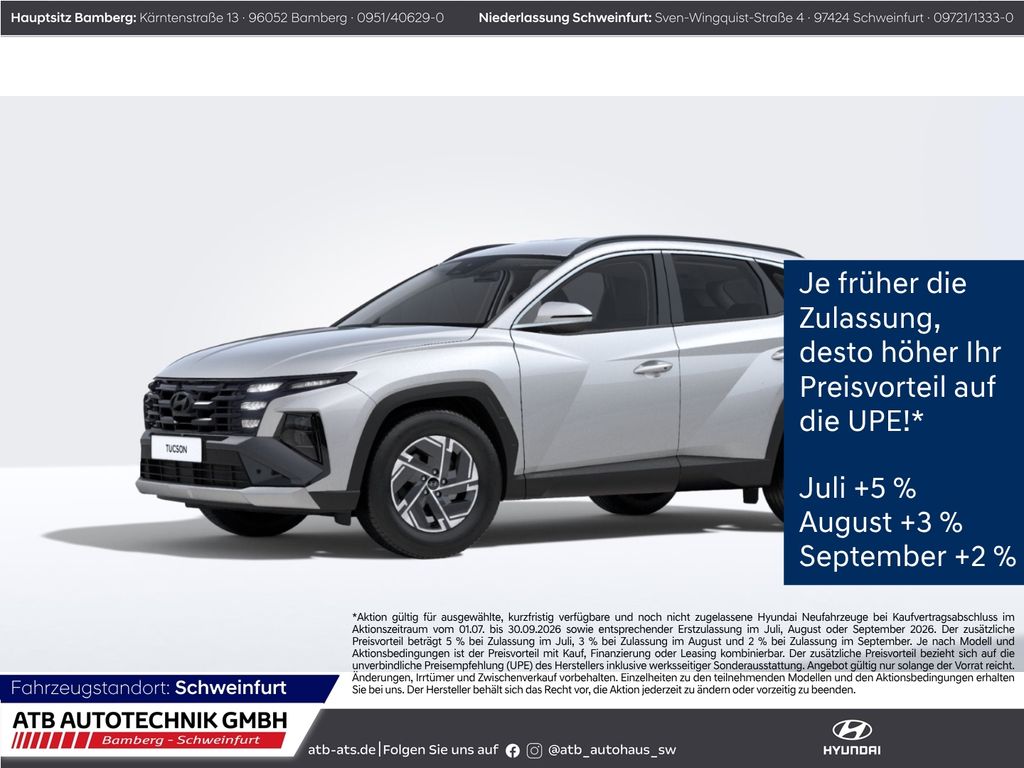 Tucson MY27 Select 1.6 T-GDi 150PS 6-M/T Navi LE
