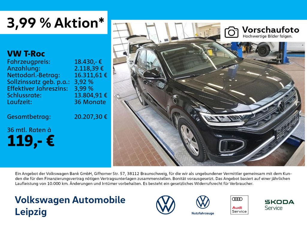 VW T-Roc 1.0 TSI Life *ACC*SHZ*Rear View*