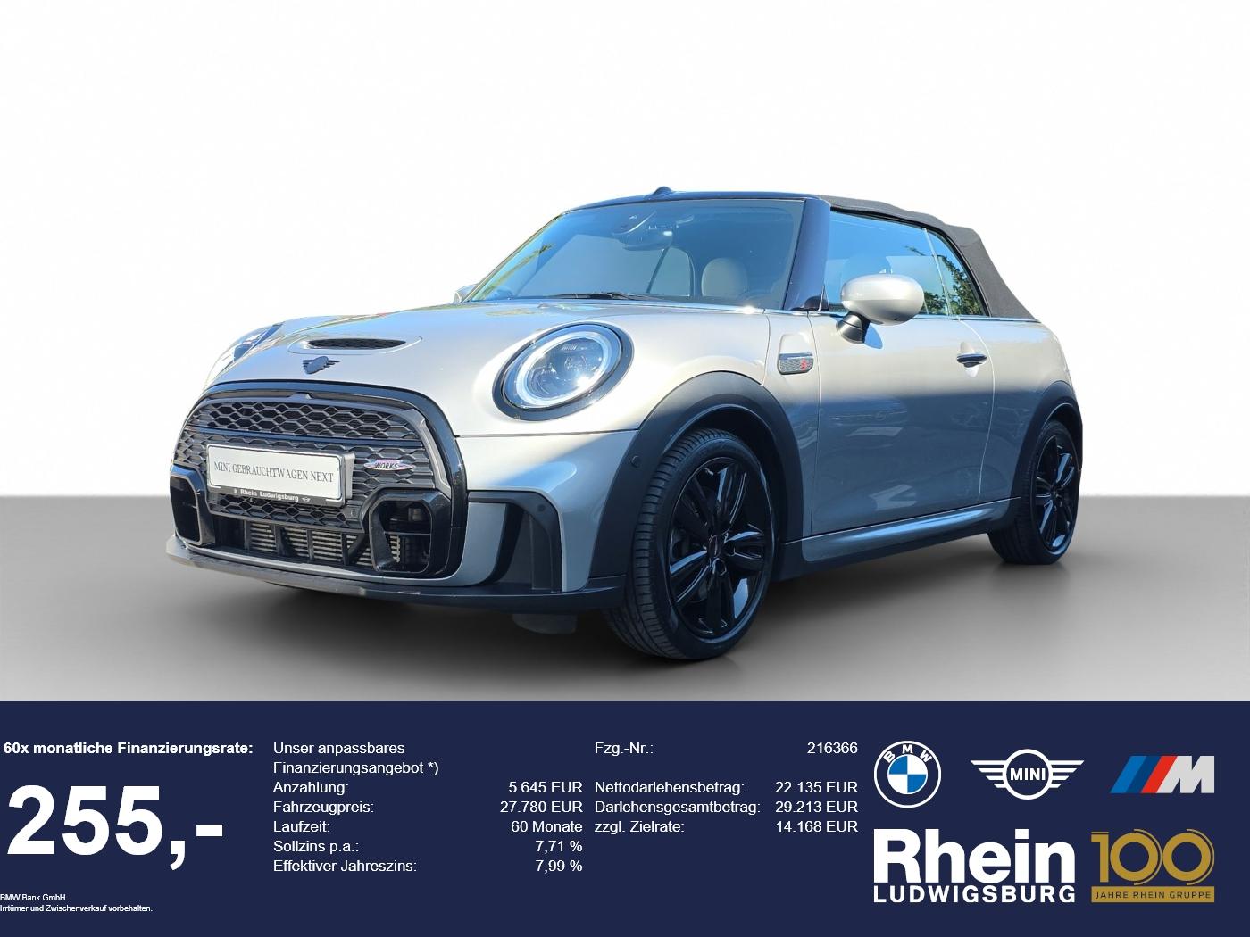 MINI Cooper S Cabrio JCW Trim HUD Kam KeyLess LED JCW