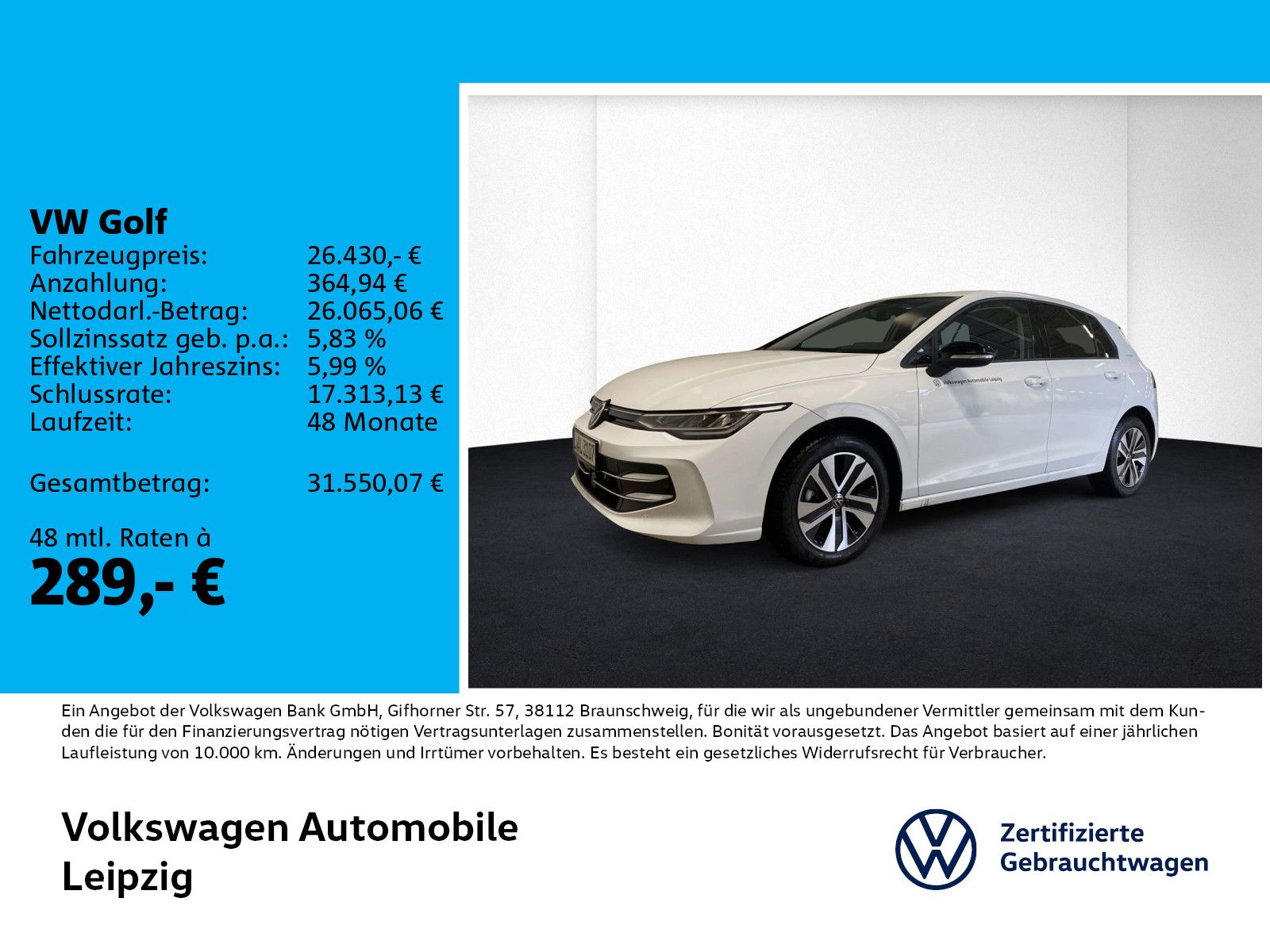 Volkswagen Golf VIII 1.5 TSI Energy ACC RFK LED Navi foto 1
