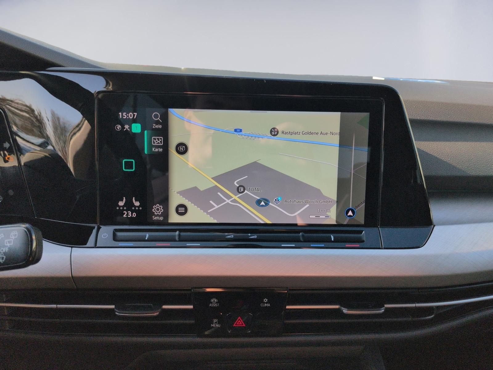 Volkswagen Golf VIII 1.0 eTSI DSG Life LED+ACC+APP+NAVI, миниатюра 13