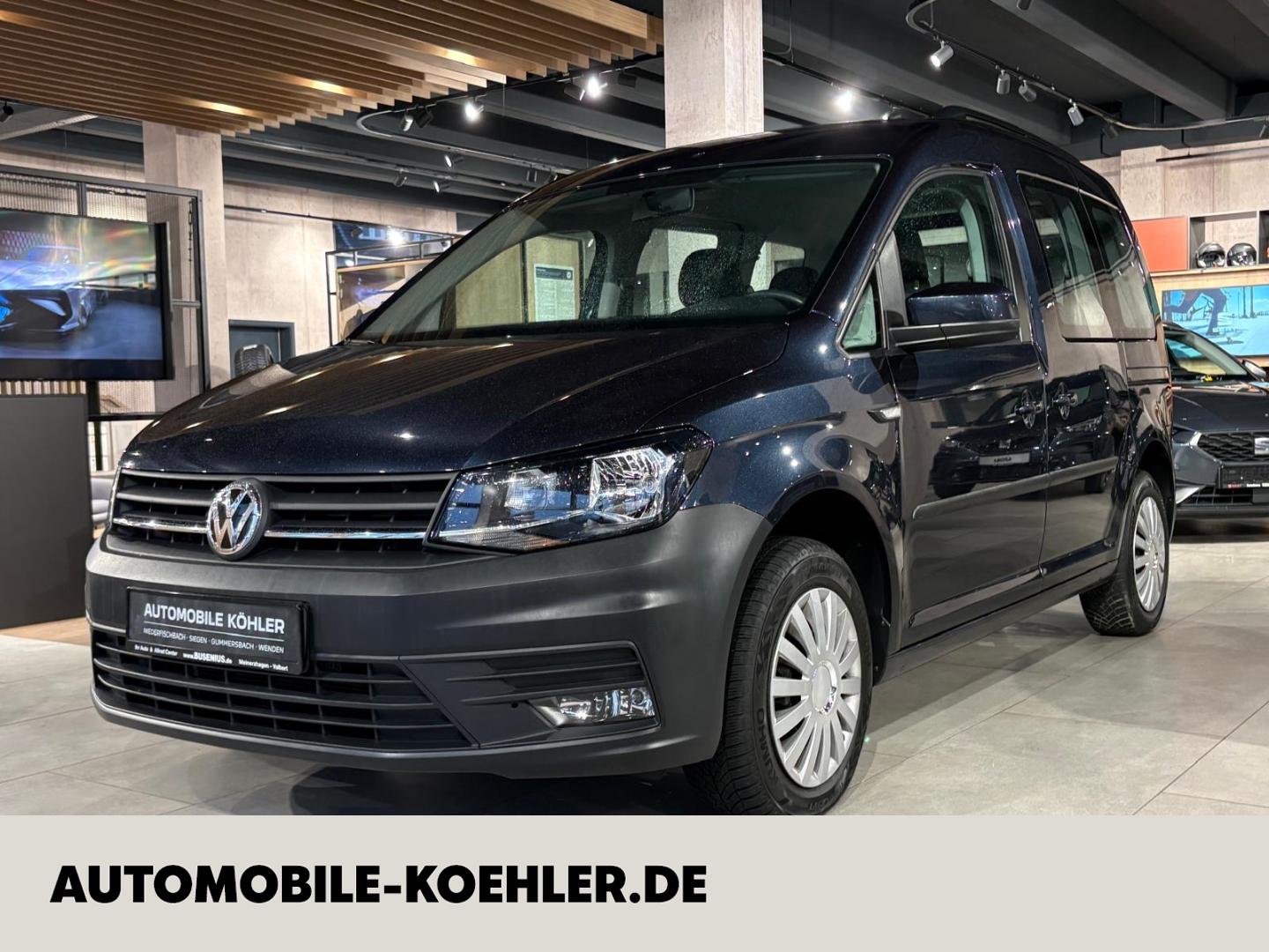 Volkswagen Caddy PKW Trendline BMT Leder WLAN SHZ,AHK Temp 