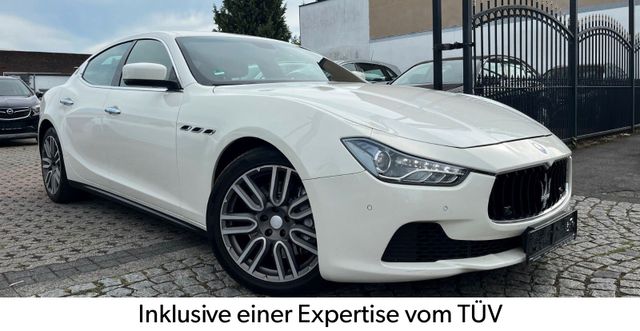 Maserati GHIBLI-LEDER-NAVI-AUTOMATIK-TÜV NEU-KEYLES-NR-GW