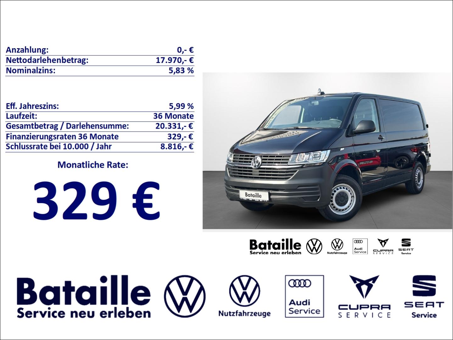 Volkswagen T6.1 Transporter 2.0 TDI Kasten EcoProfi L1H1