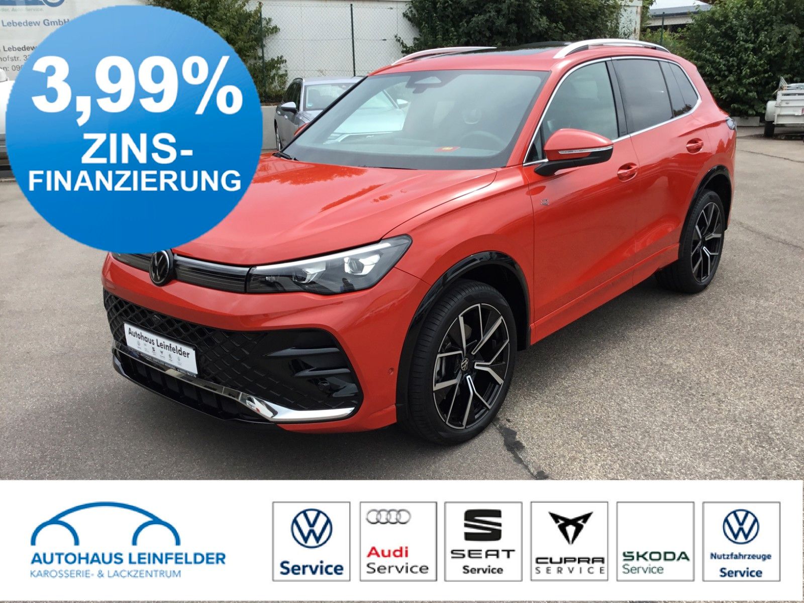 Fahrzeugabbildung Volkswagen Tiguan 2.0 TDI DSG 4M R-Line+AHK+20"+Pano
