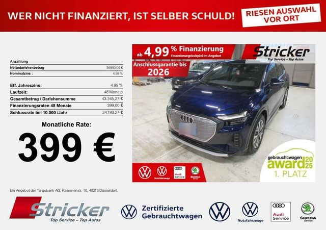 Audi Q4 e-tron 40 Sportback 399,-ohne Anzahlung Navi