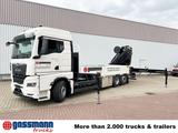 MAN TGX 26.510 6x2-4 LL, Hiab X-HiPro 548 E-8 Kran , - Tier-/Pferdetransport